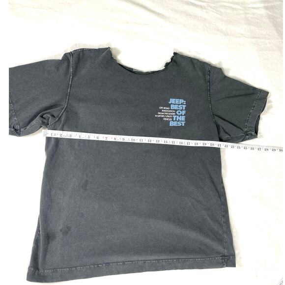 Abercrombie Jeep Cherokee Graphic T-Shirt Distressed Medium - Picture 3 of 8